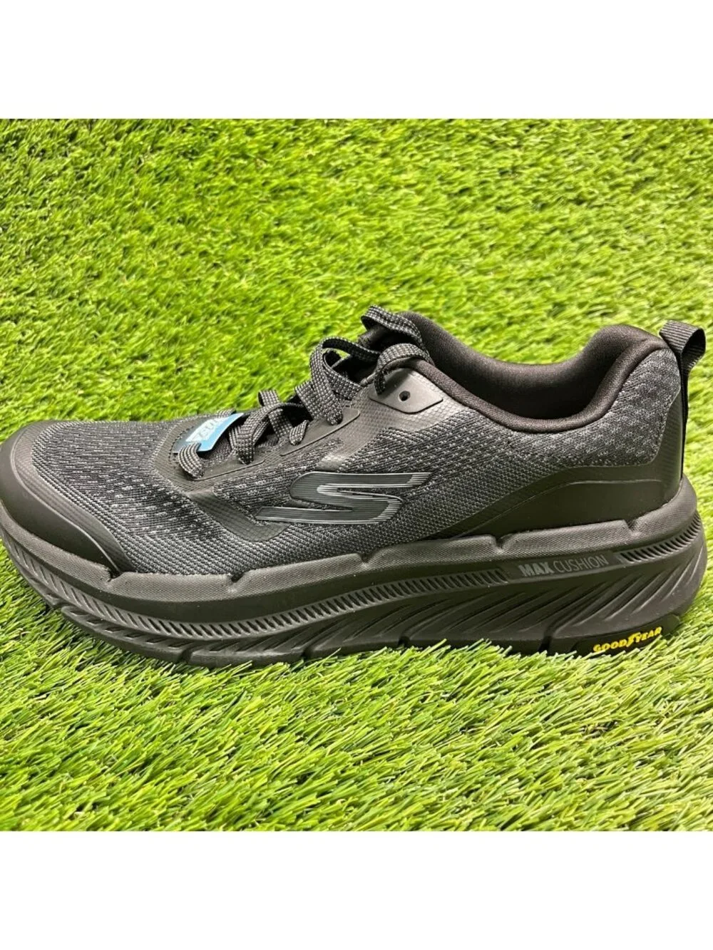 Skechers Max Cushioning Premier 2.0 Mens Size 8.5 Black Running Shoes Sneakers